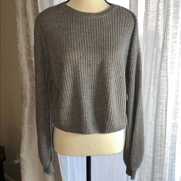 Forever 21 Gray Crew Neck Sweater - Picture 4 of 10